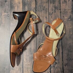 Brown Leather Women's Sandals